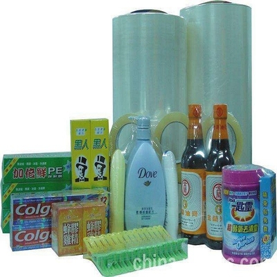 ม้วนพลาสติกใส POF หดฟิล์มบรรจุ Centerfold Polyolefin Shrink Film สำหรับความจำเป็นรายวัน