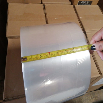 ม้วนฟิล์มบรรจุภัณฑ์หดรีไซเคิลได้ 50gauge 60gauge 75gauge 100gauge ฟิล์มหด Polyolefin Micro Perforated